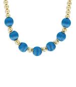 Girls Blue Ethnic Necklace