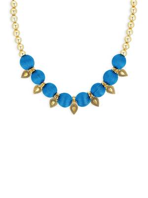 Girls Blue Ethnic Necklace 1