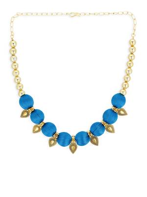 Girls Blue Ethnic Necklace 2
