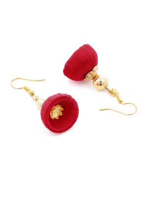 Girls Red Ethnic Necklace Set 4