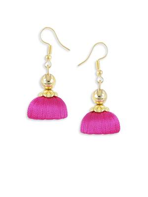 Girls Pink Ethnic Necklace Set 3