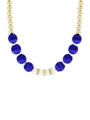 Girls Blue Ethnic Necklace 1