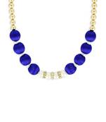 Girls Blue Ethnic Necklace