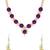 Girls Purple Ethnic Necklace Set