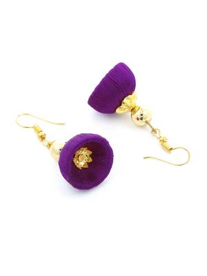 Girls Purple Ethnic Necklace Set 4