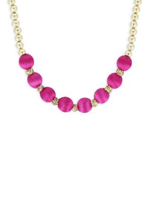 Girls Pink Ethnic Necklace 1