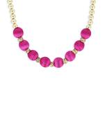 Girls Pink Ethnic Necklace