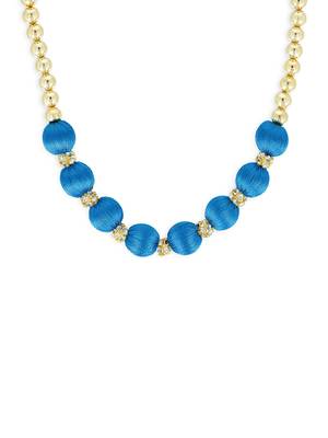 Girls Blue Ethnic Necklace 1