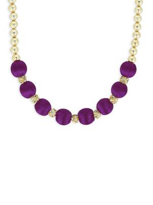 Girls Purple Ethnic Necklace 1