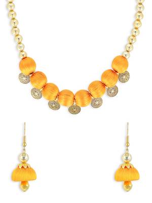 Girls Gold Ethnic Necklace Set 1