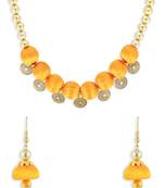 Girls Gold Ethnic Necklace Set