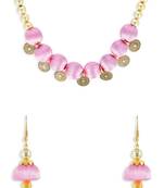 Girls Rose Ethnic Necklace Set