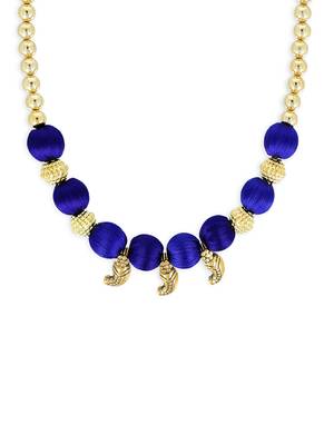 Girls Blue Ethnic Necklace 1