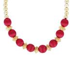 Girls Red Ethnic Necklace