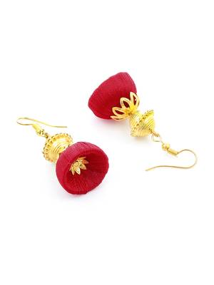 Girls Red Ethnic Necklace Set 4