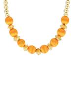 Girls Gold Ethnic Necklace