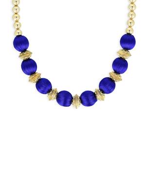 Girls Blue Ethnic Necklace 1