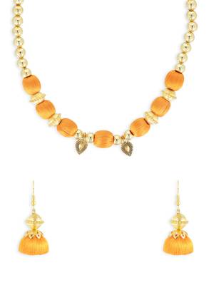Girls Gold Ethnic Necklace Set 1