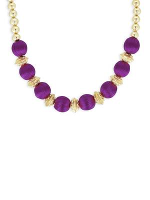 Girls Purple Ethnic Necklace 1