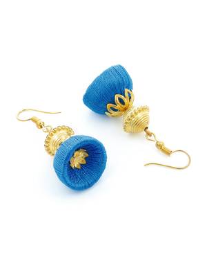 Girls Blue Ethnic Necklace Set 4