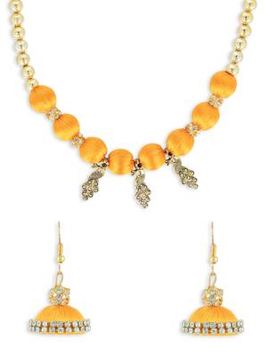 Girls Gold Ethnic Necklace Set 1