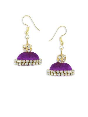 Girls Purple Ethnic Necklace Set 3