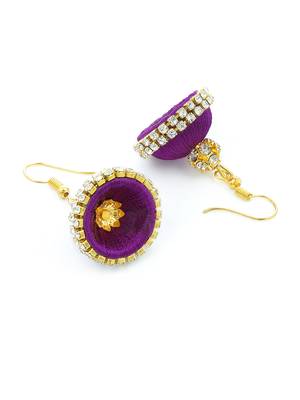 Girls Purple Ethnic Necklace Set 4