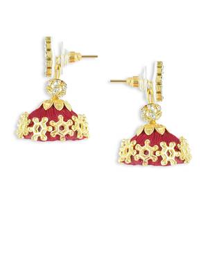 Girls Red Ethnic Necklace Set 3