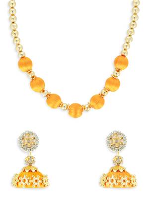Girls Gold Ethnic Necklace Set 1