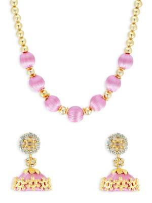 Girls Rose Ethnic Necklace Set 1