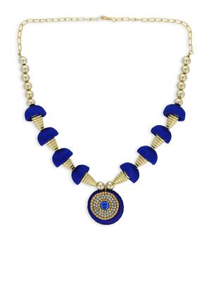 Girls Blue Ethnic Necklace 2