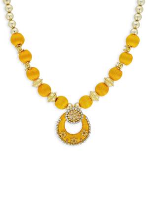 Girls Gold Ethnic Necklace 1