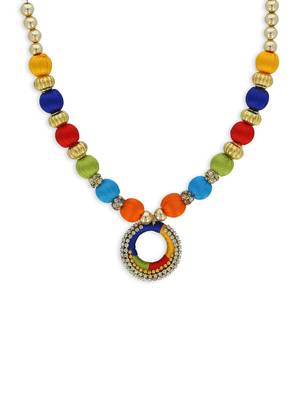 Girls Multi Ethnic Necklace 1