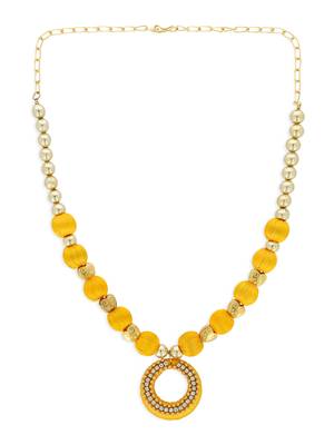 Girls Gold Ethnic Necklace 2