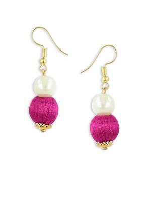 Girls Pink Ethnic Necklace Set 2
