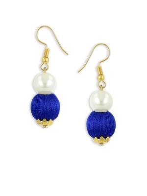 Girls Blue Ethnic Necklace Set 3