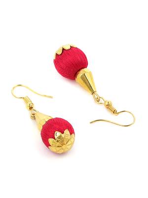 Girls Red Ethnic Necklace Set 4