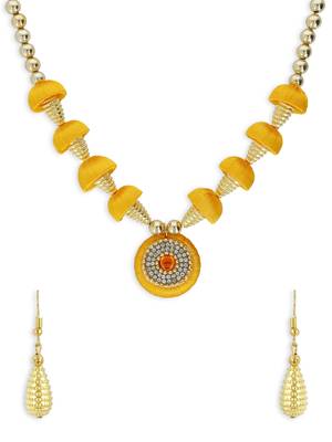 Girls Gold Ethnic Necklace Set 1