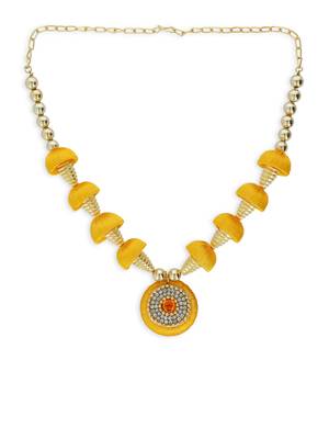 Girls Gold Ethnic Necklace Set 2