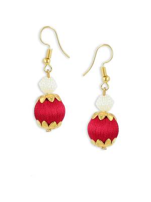 Girls Red Ethnic Necklace Set 3