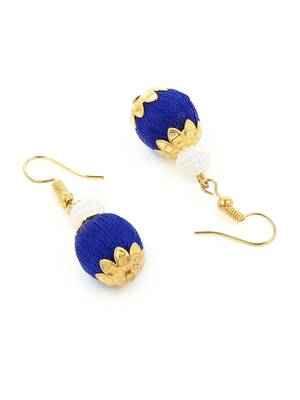 Girls Blue Ethnic Necklace Set 4