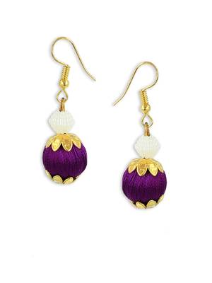 Girls Purple Ethnic Necklace Set 3