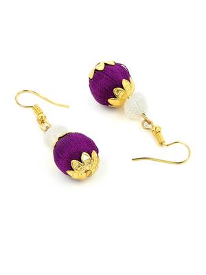 Girls Purple Ethnic Necklace Set 4