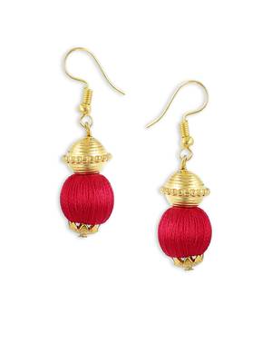 Girls Red Ethnic Necklace Set 3