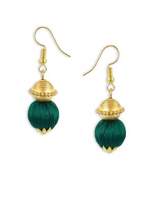 Girls Green Ethnic Necklace Set 3
