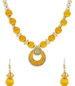Girls Gold Ethnic Necklace Set