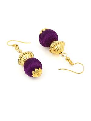 Girls Purple Ethnic Necklace Set 4
