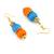 Girls Blue Ethnic Necklace Set