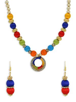 Girls Multi Ethnic Necklace Set 1
