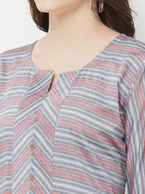 Red printed rayon ethnic-kurtis 5